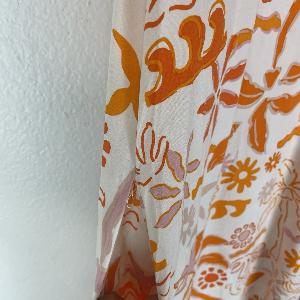Label of Love Dress XL Maxi Sundress Boho Coastal‎ Beach Resort Relaxed Pockets - Picture 2 of 4